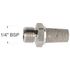 Muffler Metal Conical 1/4' Male
